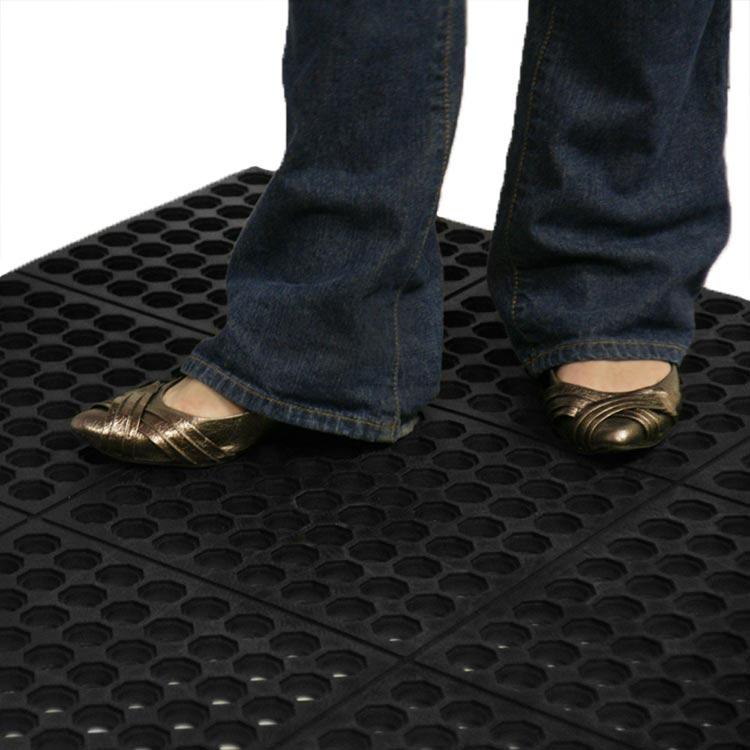 Interlock Rubber Kitchen Mats - Slip Not Co Uk