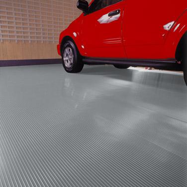 Ribbed Rubber Garage Flooring Roll