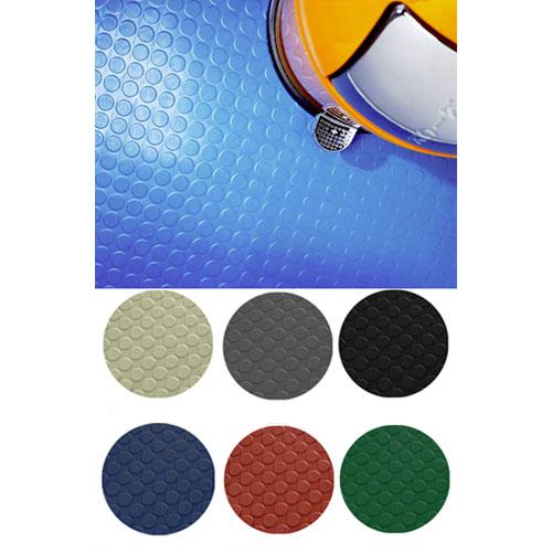 Non Slip Round Dot Studded Rubber Flooring Rolls - Slip Not Co Uk