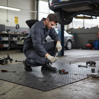 Heavy Duty Dot Rubber Matting UK | Premium Non-Slip Flooring | Rubber Matting CO