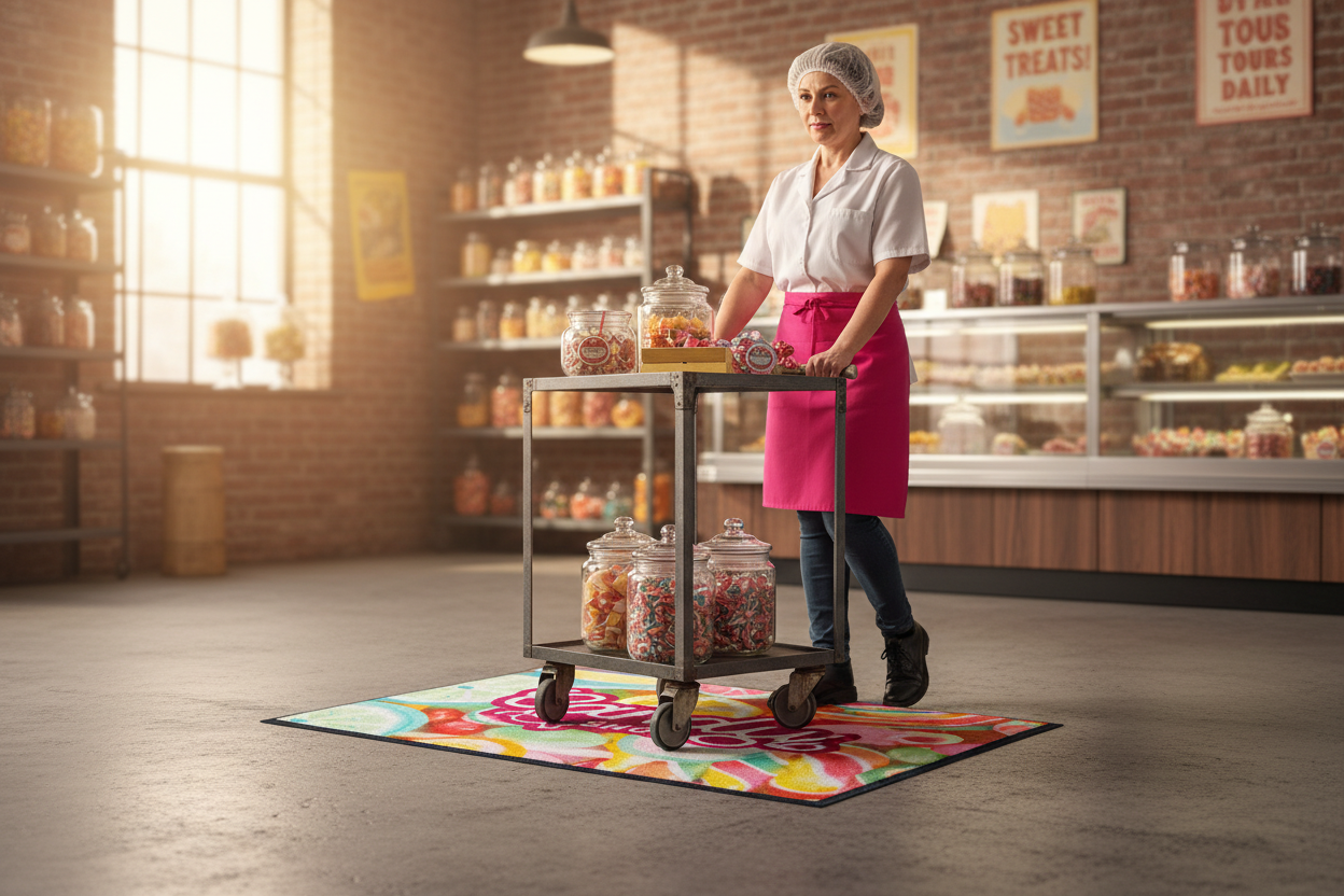 Premium Heavy Duty Berber Logo Mat for Effective Dirt and Moisture Control with Customizable Branding
