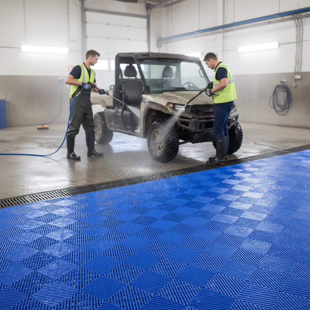 Premium Slip-Resistant Wet Area Mats for Safe Environments - Durable UV-Resistant Vinyl with Quick Installation