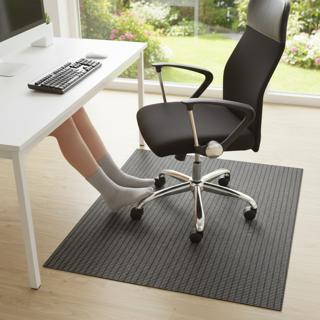 Premium Chair Mat for Hard Floors - Durable Vinyl Protection for Office and Home Use with Multiple Sizes