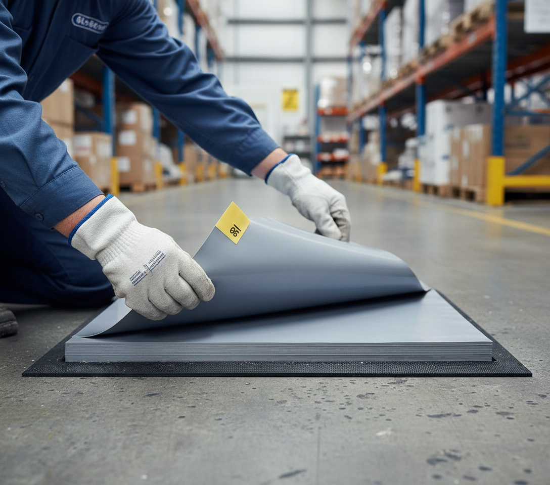 Premium Adhesive Tacky Mat Inserts for Dust and Particle Control - Pack of 60 for Sensitive Floors