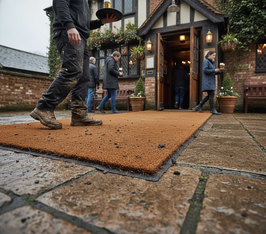 Premium Heavy Duty Coir Coconut Roll Matting 17mm - Durable, Eco-Friendly, and Versatile Floor Protection