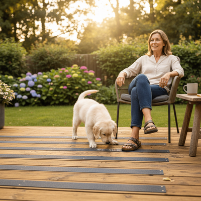 Premium High-Performance Anti-Slip Decking Strips for Safety on Wet and Slippery Surfaces - Easy Installation and Versatile Color Options