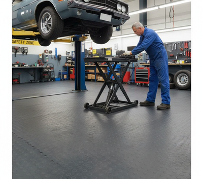 Premium Eco PVC Floor Covering UK - Heavy-Duty Interlocking Tiles