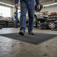 Premium Heavy Duty Entrance Mat with Twisted Pile Surface and Anti-Slip Nitrile Rubber Backing for Safety and Durability