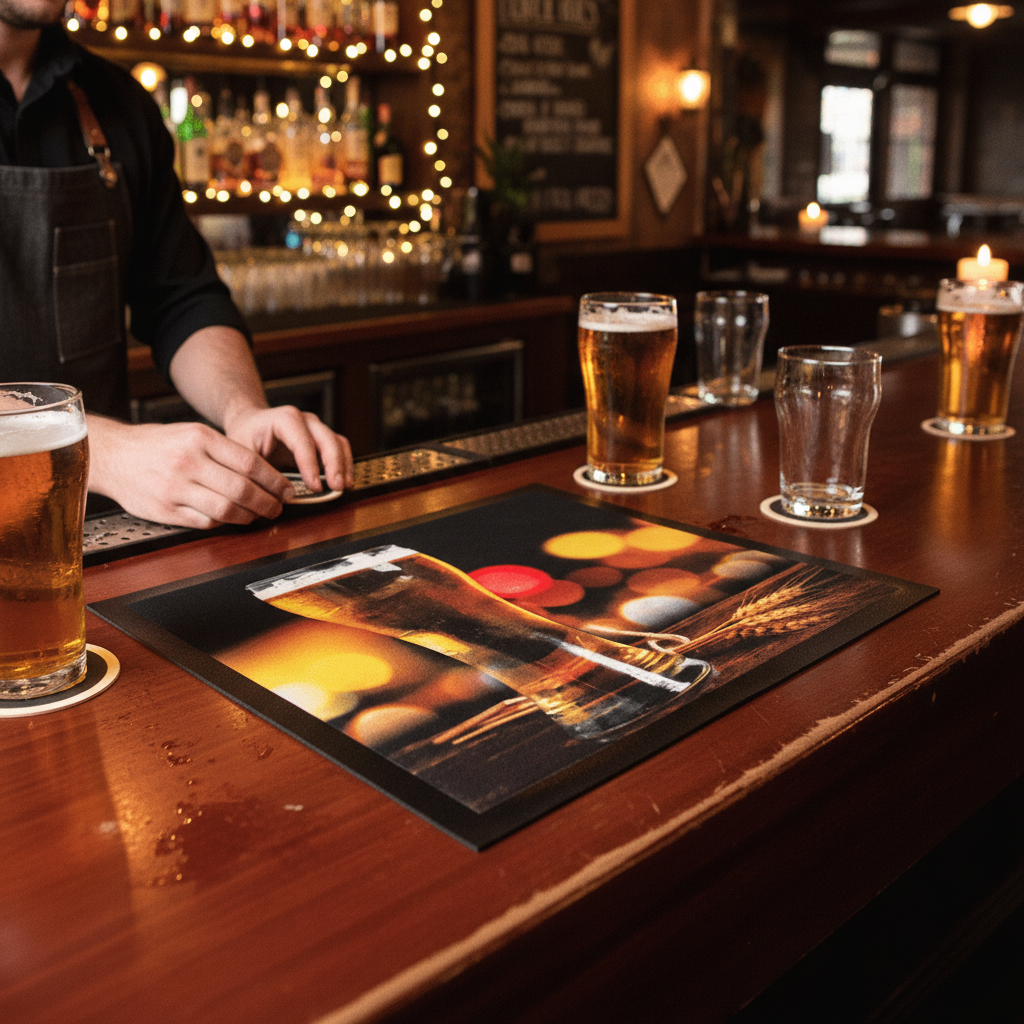 Premium Bar Runner Mats UK | Commercial Promotional Matting