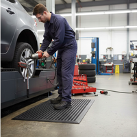 Professional Anti-Fatigue Mat 90cm x 150cm - Oil-Resistant, Slip-Reducing, Heavy Duty Safety Solution for Industrial Workspaces