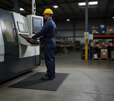 Premium High-Performance Anti-Fatigue Mat with Moisture Barrier and Durable Heat-Sealed Edges for Comfort and Safety