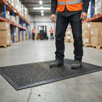 Premium Multi-Purpose Rubber Scraper Mat for Outdoor and Indoor Use - Non-Slip, Easy to Clean, Heavy Duty Design