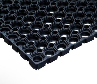 Rubber Grass Mats 23mm - 150x100cm with Pegs & Ties, Weather Resistant, Efficient Drainage, Fall Protection, Eco-Friendly, Wheelchair Friendly