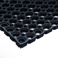 Rubber Grass Mats 23mm - 150x100cm with Pegs & Ties, Weather Resistant, Efficient Drainage, Fall Protection, Eco-Friendly, Wheelchair Friendly