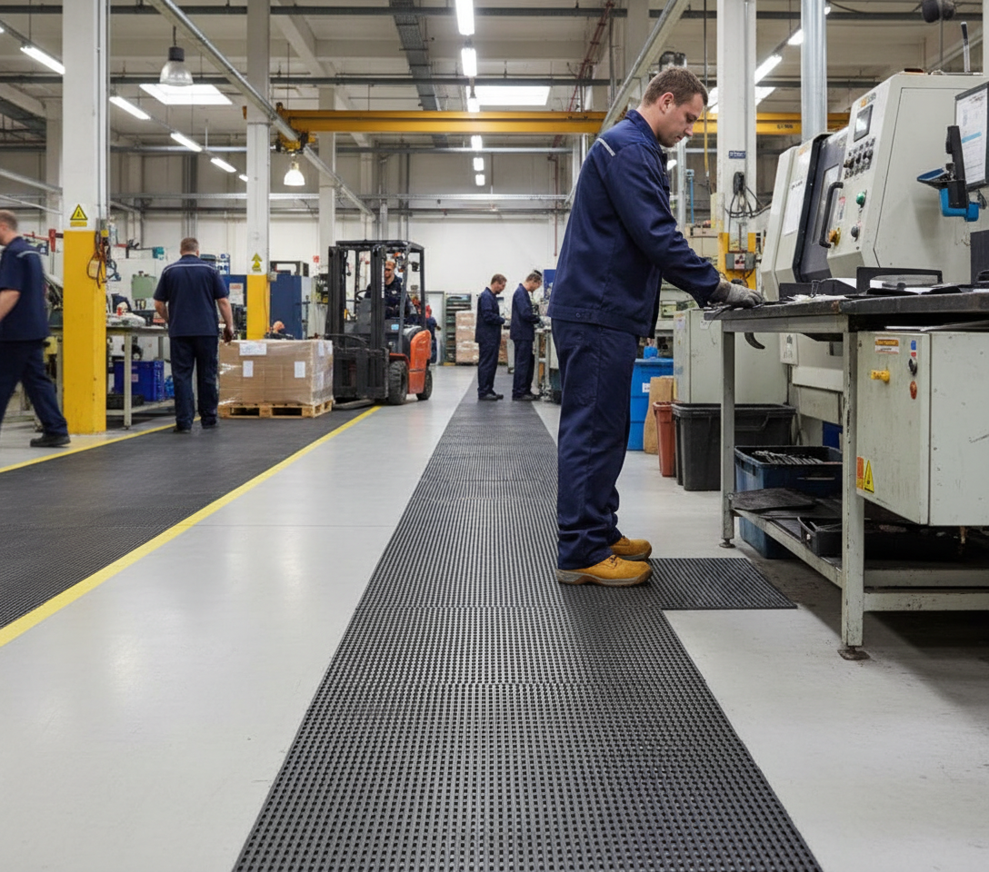 Premium Anti Fatigue Roll Mats for Workplace Safety - Durable PVC, Custom Sizes Available