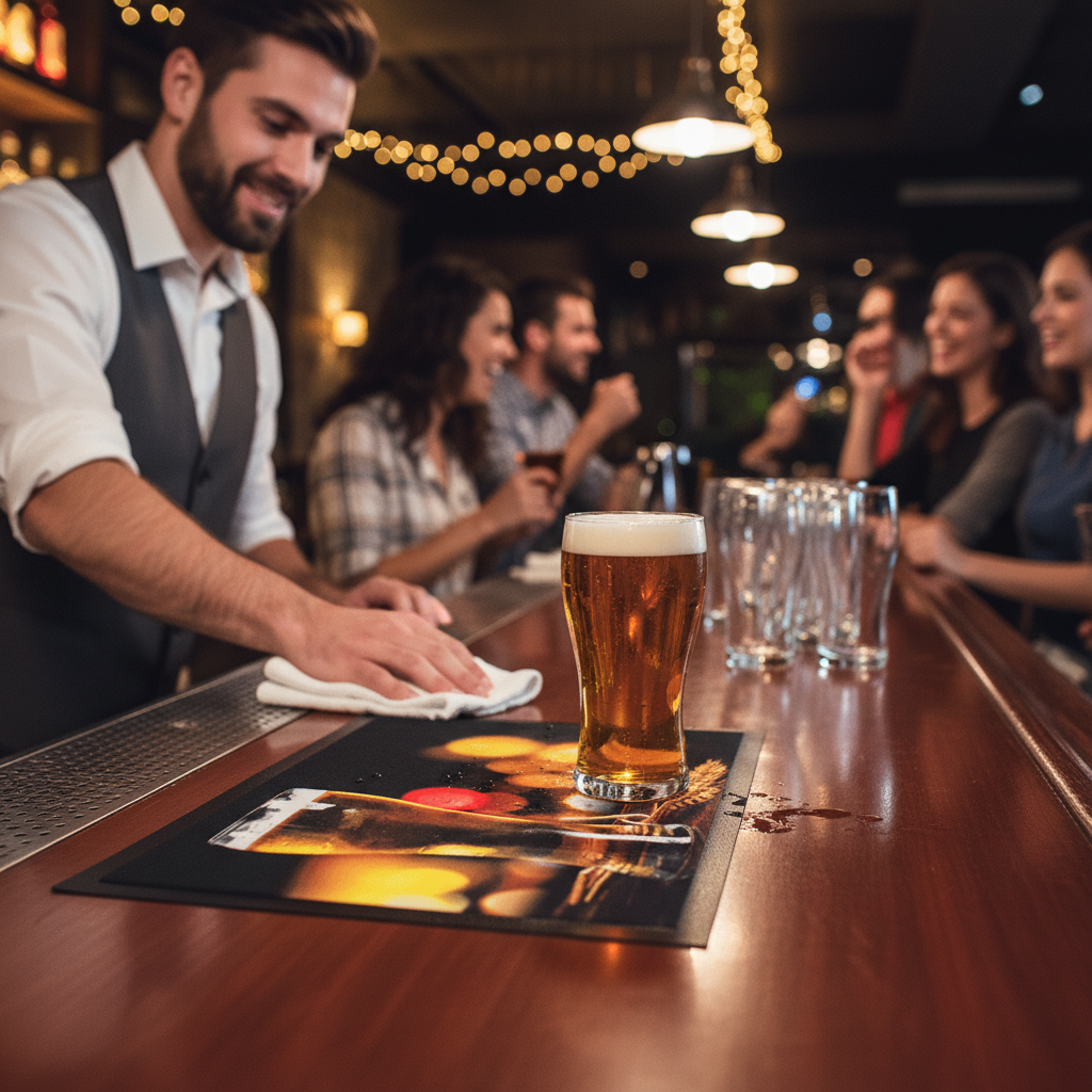 Premium Bar Runner Mats UK | Commercial Promotional Matting