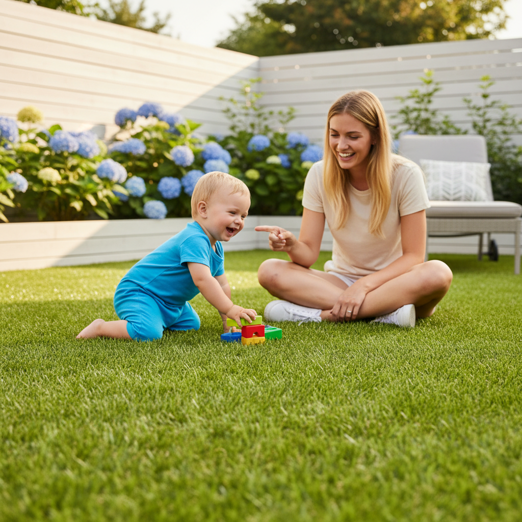 Premium 28mm Artificial Grass - Budget-Friendly, Low-Maintenance Turf for Gardens, Schools, and Landscapes
