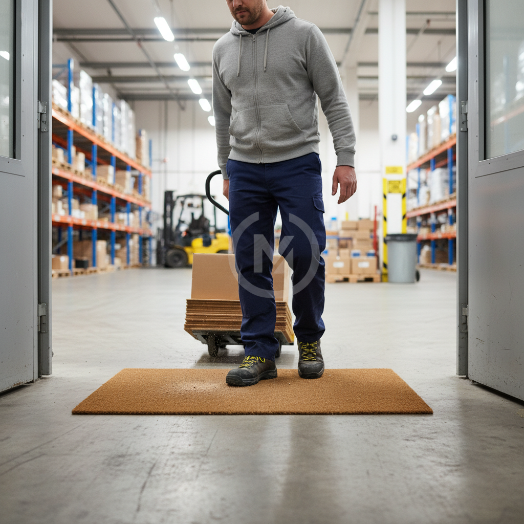 Premium Colour Brush Mat - Vibrant Synthetic Dirt-Trapping Entrance Mat with Non-Slip Backing and Customizable Sizes