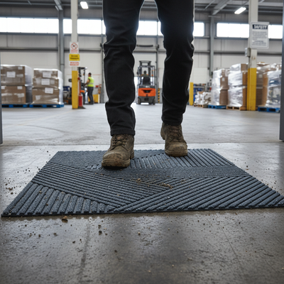 Heavy Duty Rubber Doormat UK - Premium Non-Slip Entrance Mat