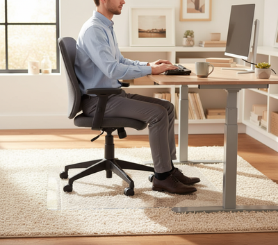 Premium Rectangular Chair Mat UK | Heavy-Duty Floor Protection