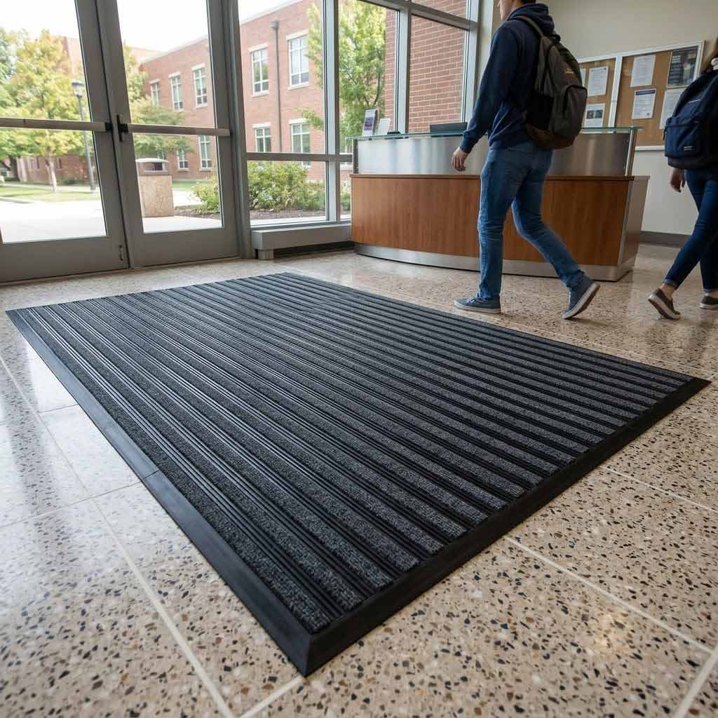 Premium Heavy Duty Entrance Mats with Flexible PVC for Moisture and Dirt Control in High-Traffic Areas