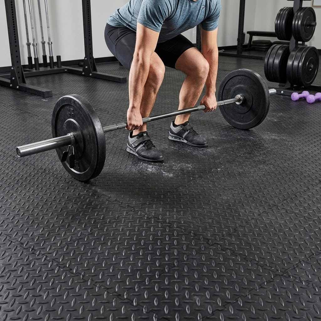 CheckerTile Gym Matting UK | Heavy Duty Non-Slip Flooring