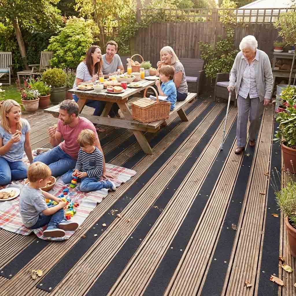 Premium High-Performance Anti-Slip Decking Strips for Safety on Wet and Slippery Surfaces - Easy Installation and Versatile Color Options
