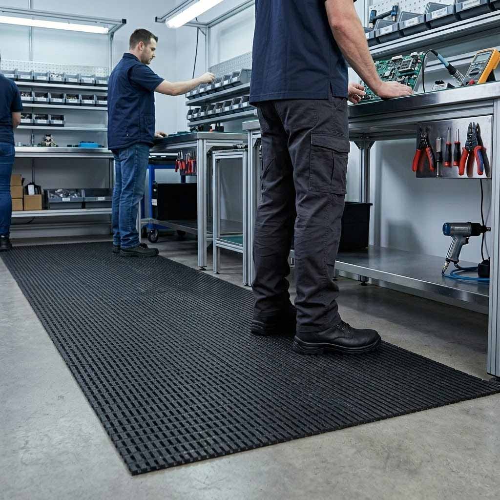 Premium Light Duty Non-Slip Roll Mats for Workplace Safety and Comfort - Custom Sizes Available