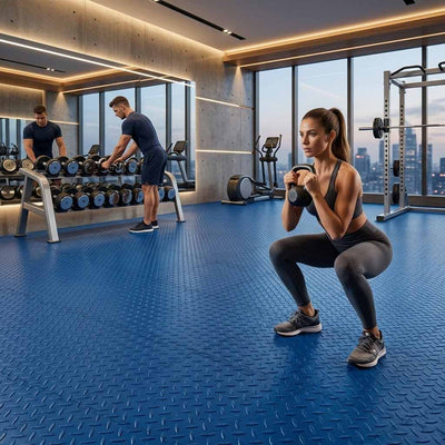 CheckerTile Gym Matting UK | Heavy Duty Non-Slip Flooring
