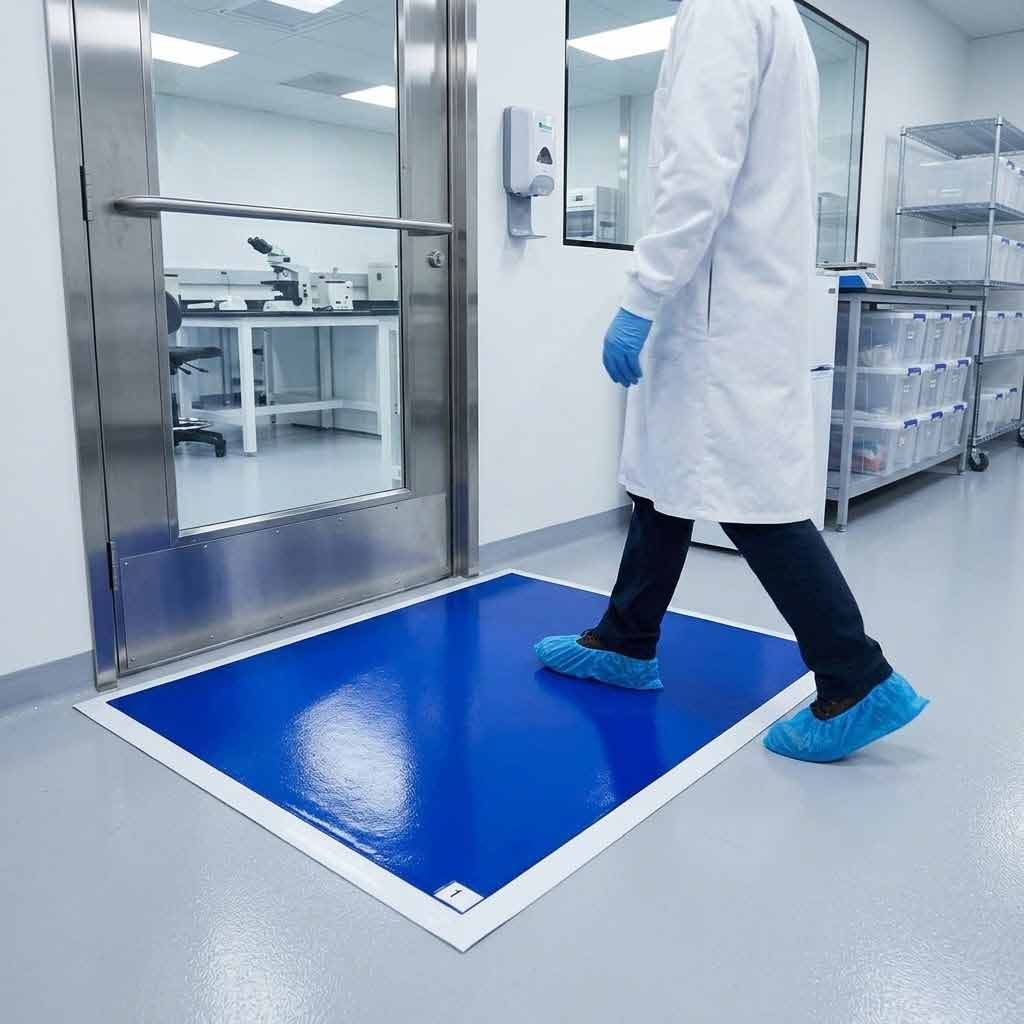 Professional Clean-Step Tacky Mat for Hygiene Control in Sensitive Areas - Multiple Sizes Available