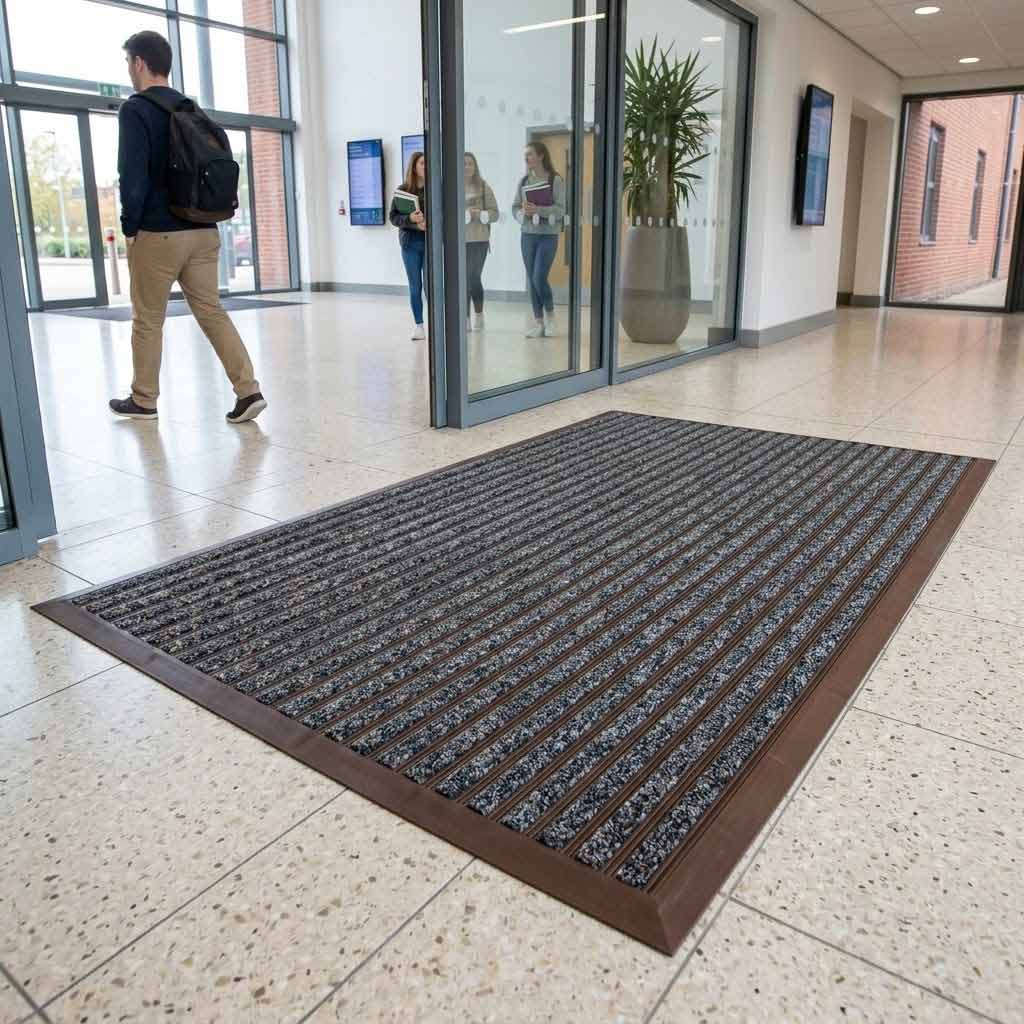 Premium Heavy Duty Entrance Mats with Flexible PVC for Moisture and Dirt Control in High-Traffic Areas