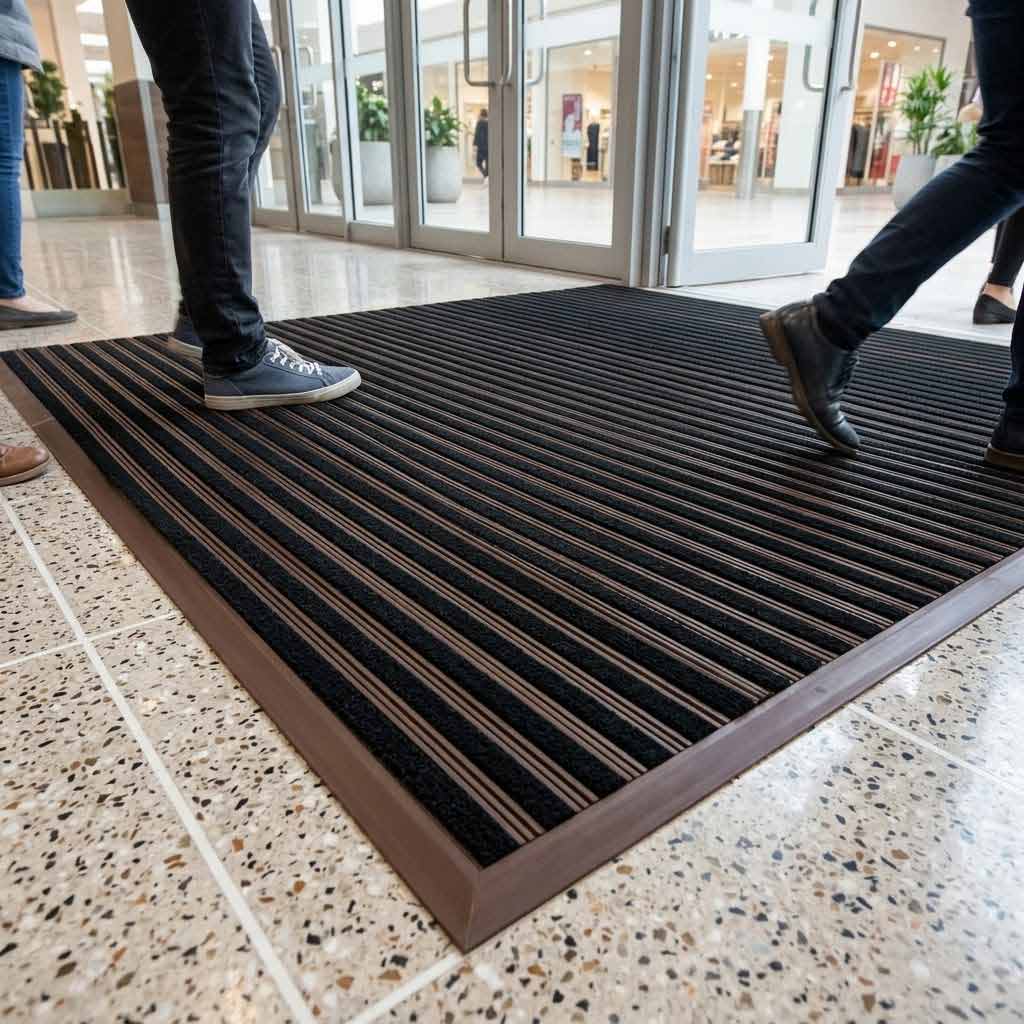 Premium Heavy Duty Entrance Mats with Flexible PVC for Moisture and Dirt Control in High-Traffic Areas
