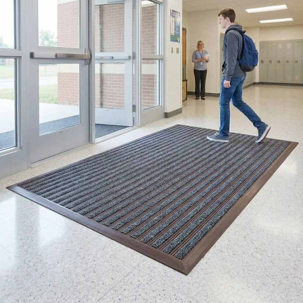 Premium Heavy Duty Entrance Mats with Flexible PVC for Moisture and Dirt Control in High-Traffic Areas