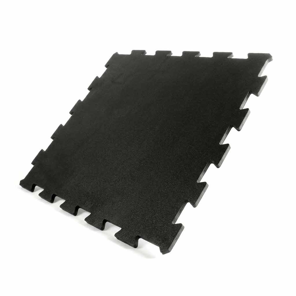 Premium Heavy Duty Rubber Gym Flooring Tiles - Easy-Install, Non-Porous, Noise-Reducing, Impact Absorbing for Gyms and Ice Rinks
