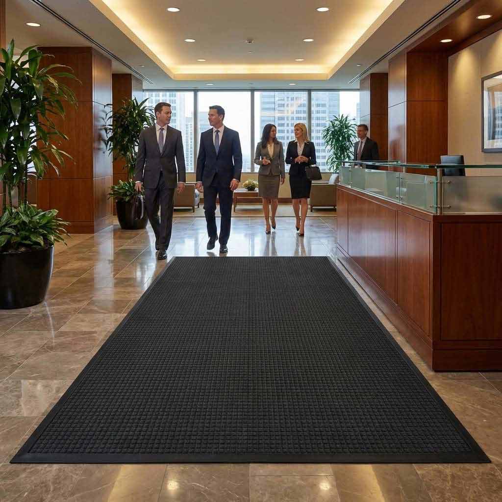 Heavy Duty Bi-Level Entry Mat UK | Premium Rubber Border Entrance Matting