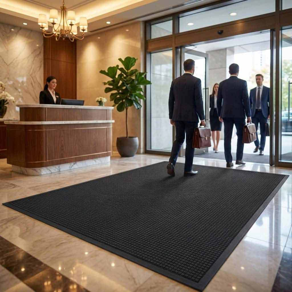 Premium Bi-Level Fashion Border Mat | Heavy-Duty Entrance Matting