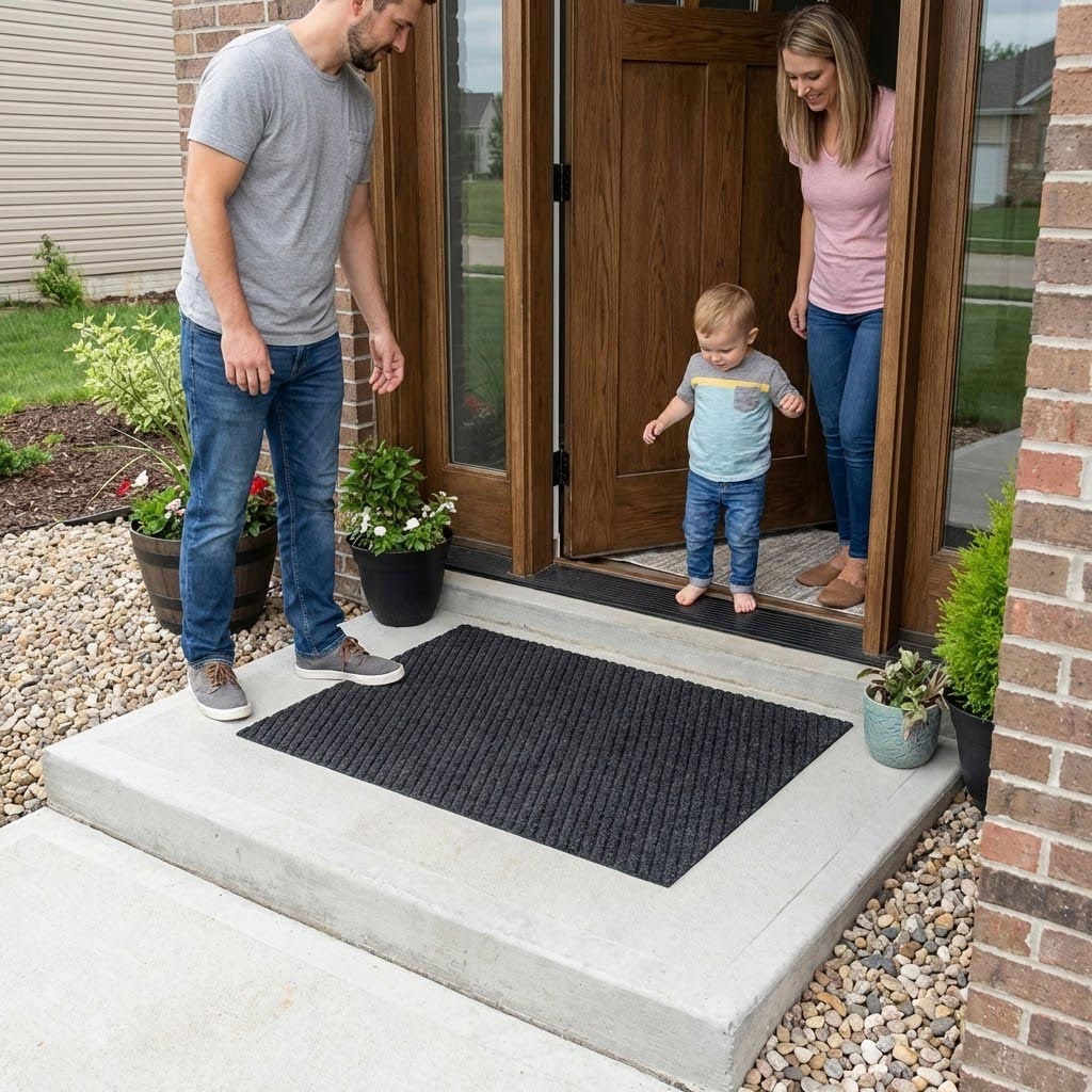 Heavy Duty Rubber Doormat UK - Premium Non-Slip Entrance Mat