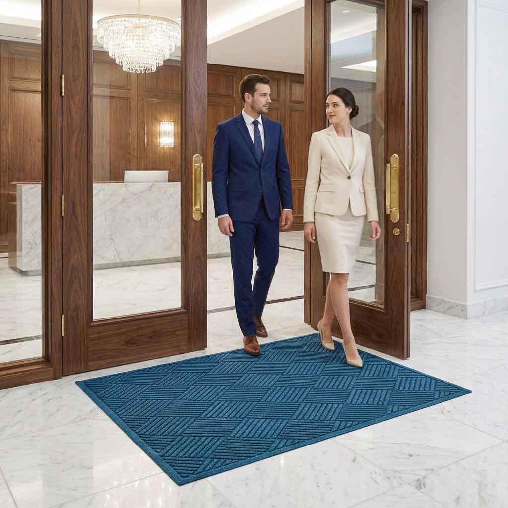 Premium Heavy Duty Doormats with Slip-Resistant Backing - Ideal for Indoor and Outdoor Use, Eco-Friendly Materials, and Timeless Designs