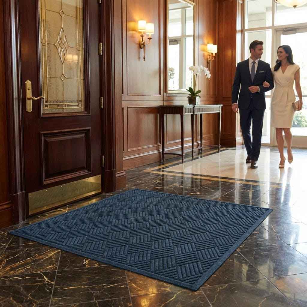 Premium Heavy Duty Doormats with Slip-Resistant Backing - Ideal for Indoor and Outdoor Use, Eco-Friendly Materials, and Timeless Designs