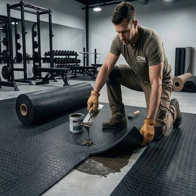 Premium Non-Slip Rubber Roll Matting 10m x 1.2m x 3mm for Traction, Noise Reduction, and Floor Protection