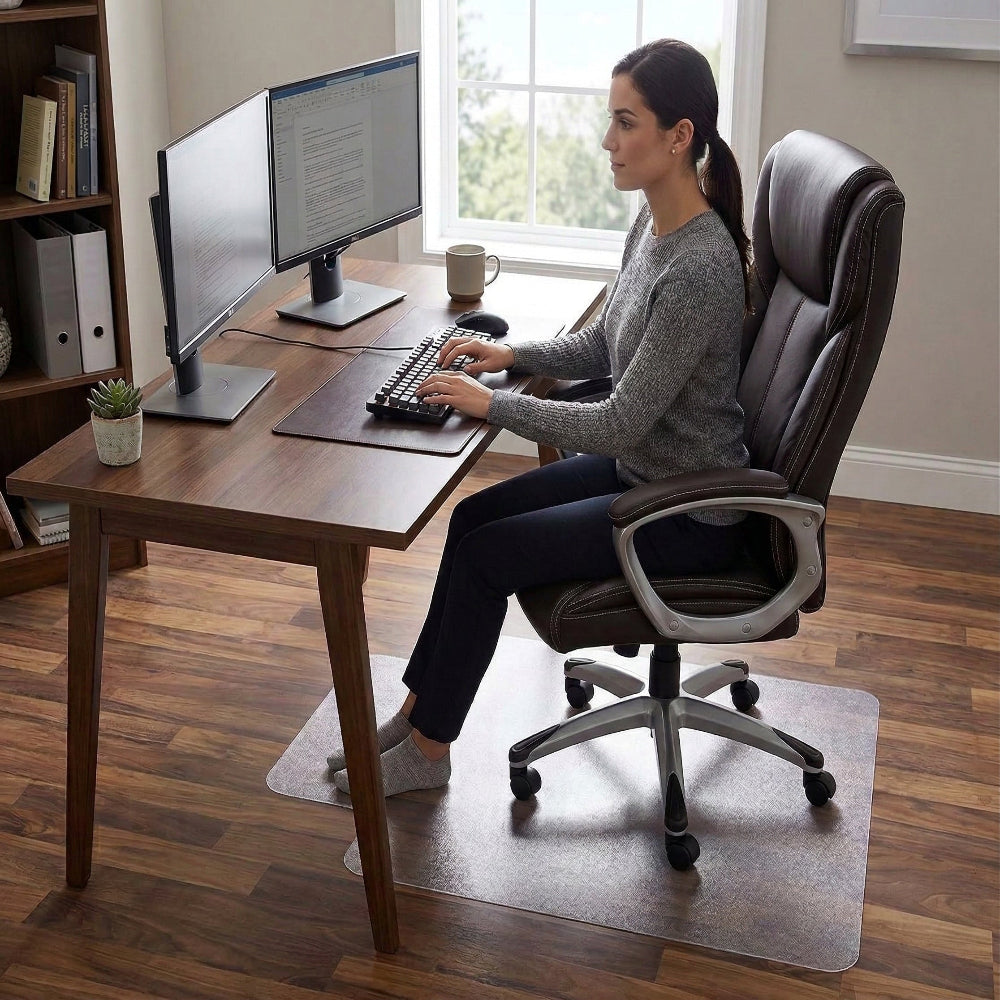 Premium High-Performance Chair Mat for Carpet Protection and Ergonomic Support - Durable, Eco-Friendly Design with 20-Year Warranty