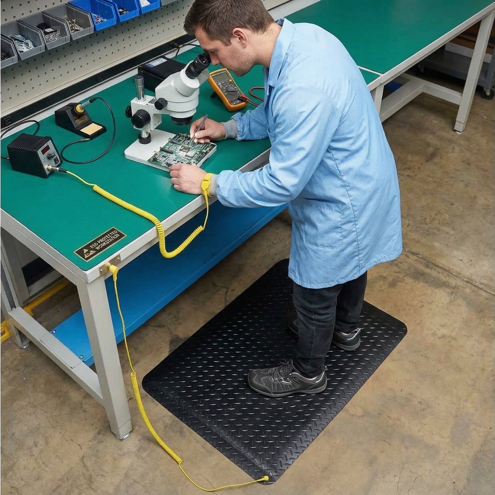 Anti-Fatigue Mat for Welders UK | Heavy Duty Flame Resistant