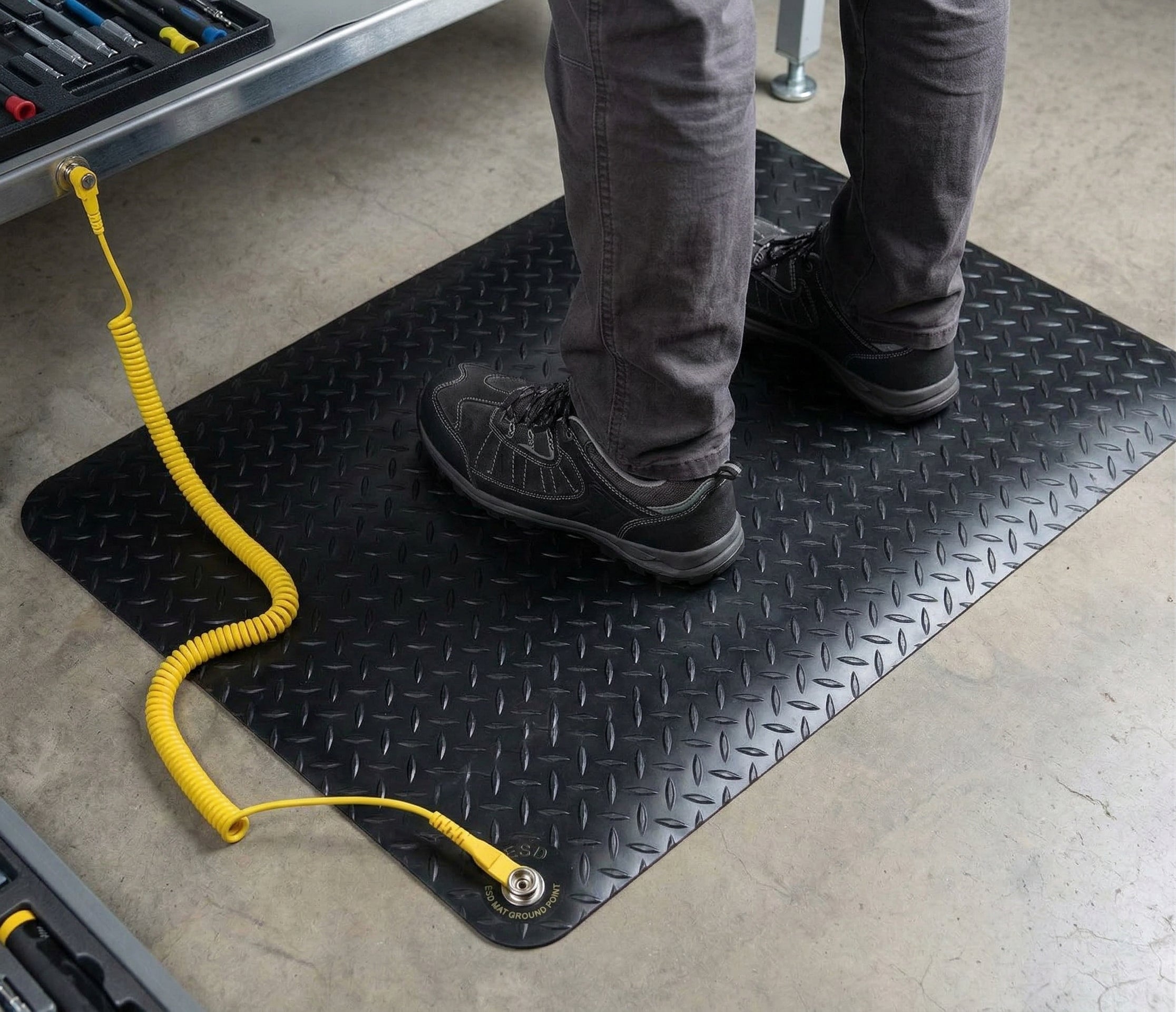 Anti-Fatigue Mat for Welders UK | Heavy Duty Flame Resistant