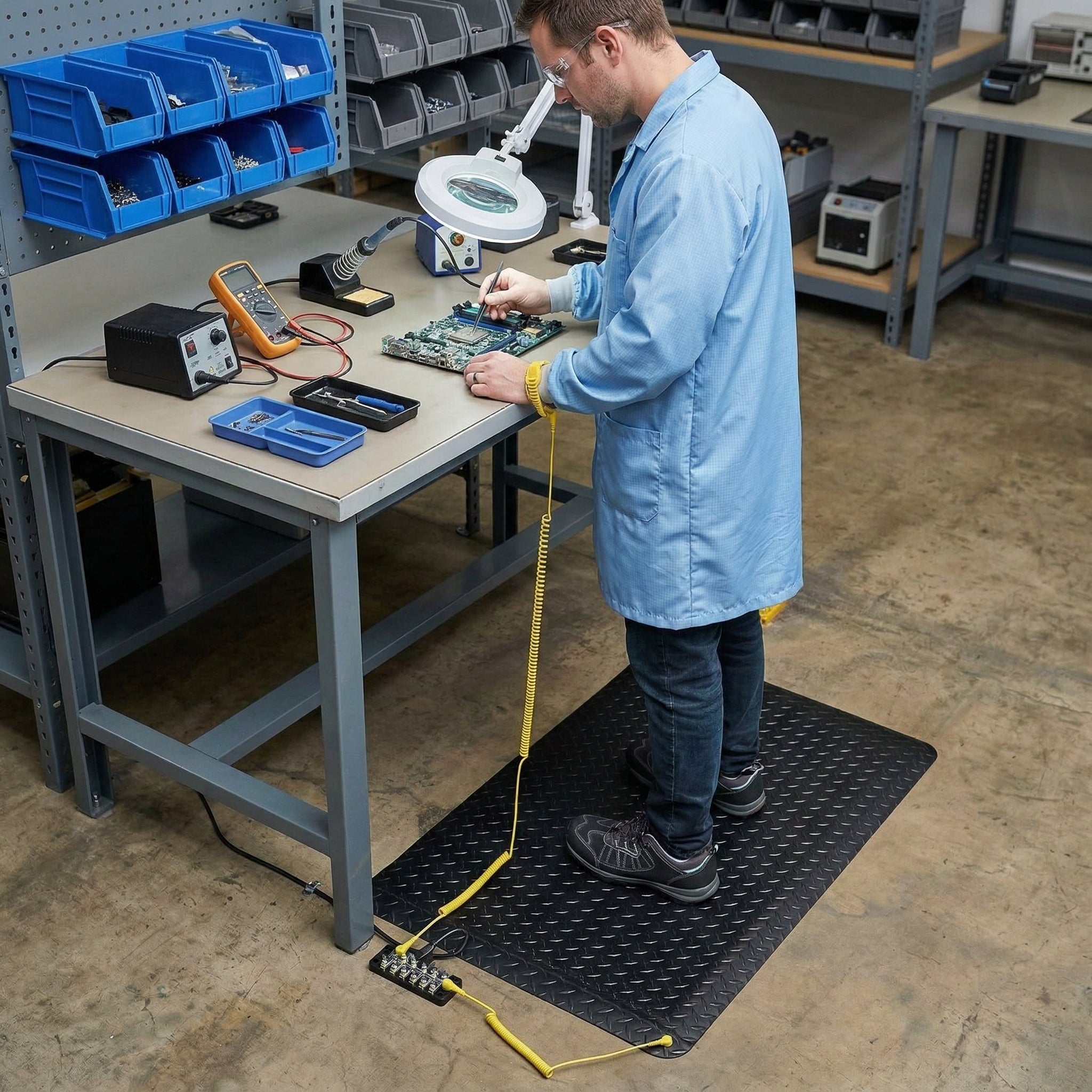 Anti-Fatigue Mat for Welders UK | Heavy Duty Flame Resistant