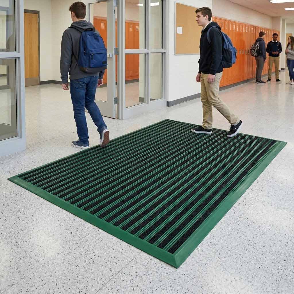 Premium Heavy Duty Entrance Mats with Flexible PVC for Moisture and Dirt Control in High-Traffic Areas