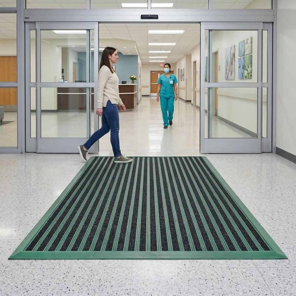 Premium Heavy Duty Entrance Mats with Flexible PVC for Moisture and Dirt Control in High-Traffic Areas