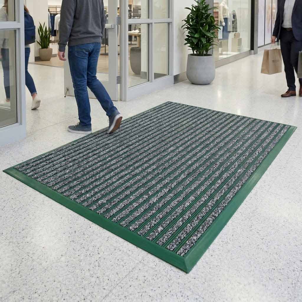 Premium Heavy Duty Entrance Mats with Flexible PVC for Moisture and Dirt Control in High-Traffic Areas