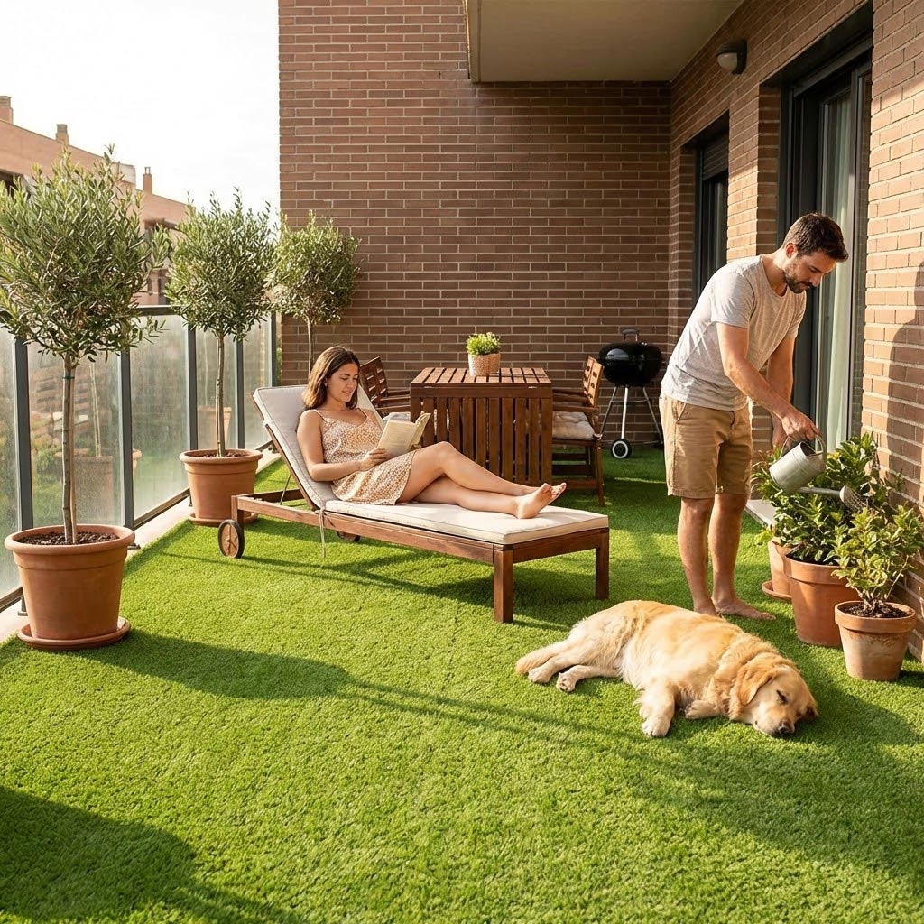 Premium Vibrant Artificial Grass with 11 Color Options and 10mm Pile for Indoor and Outdoor Use