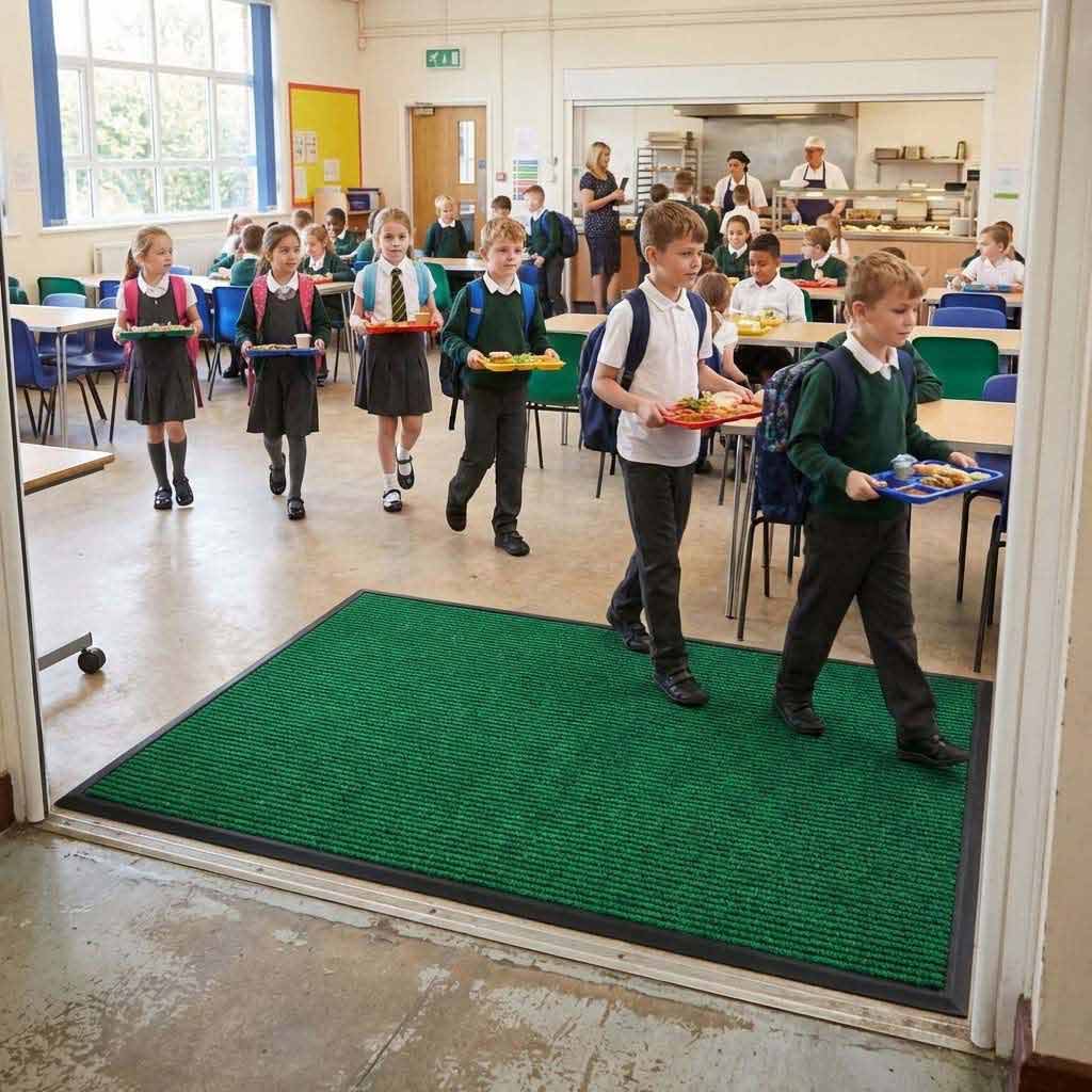 Premium Colour Brush Mat UK | Heavy-Duty Entrance Matting with Ramping Edge