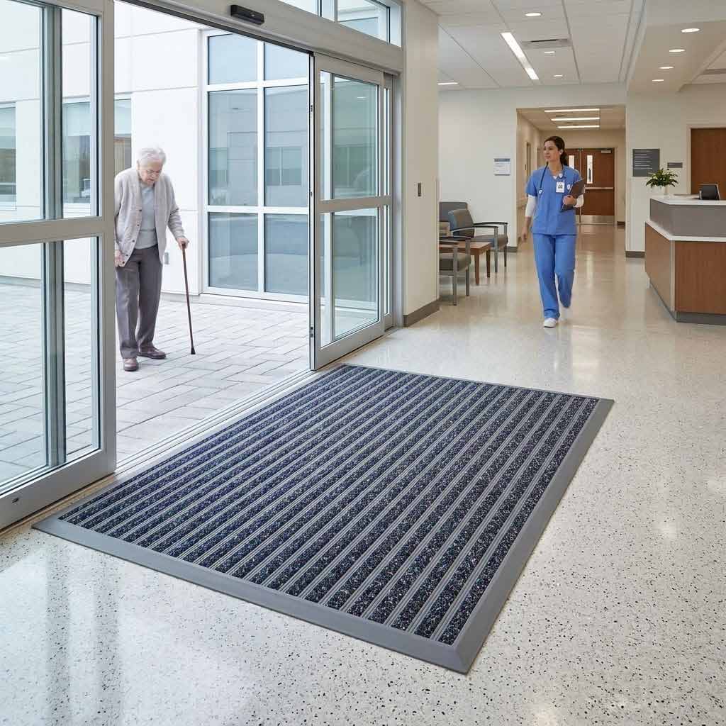 Premium Heavy Duty Entrance Mats with Flexible PVC for Moisture and Dirt Control in High-Traffic Areas